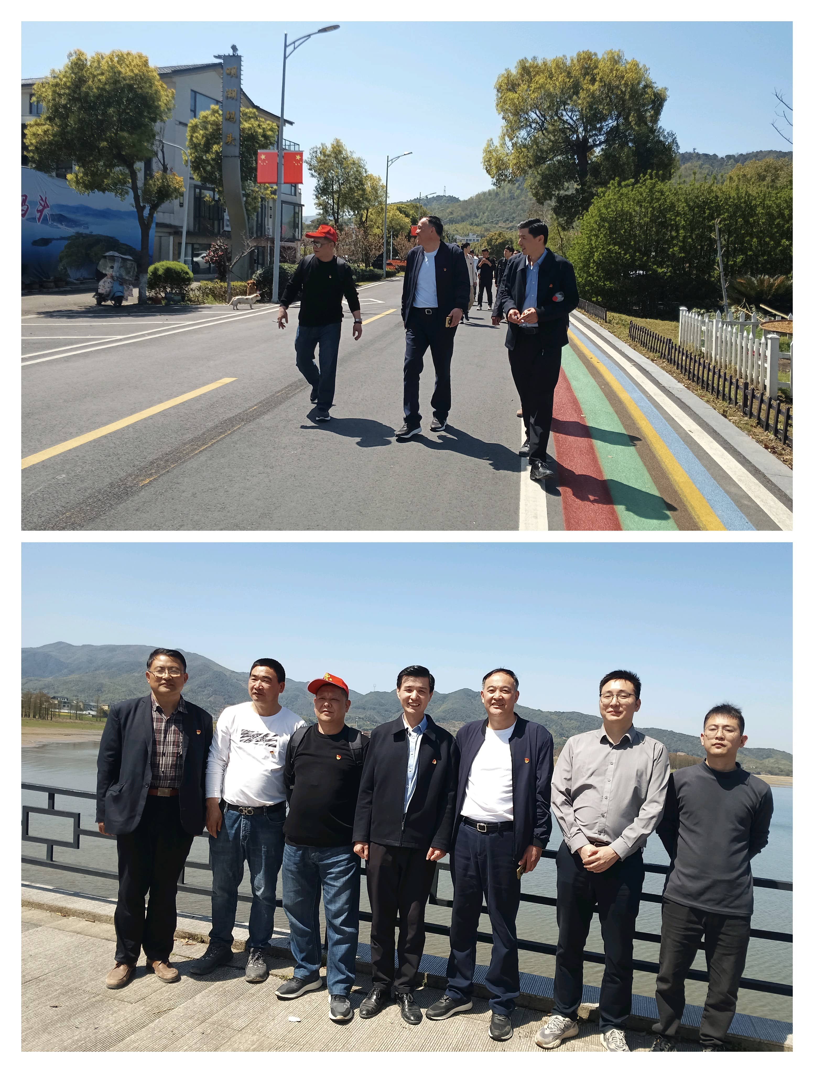 缅怀先烈扬精神 村企共建筑未来 缅怀先烈扬精神 村企共建筑未来